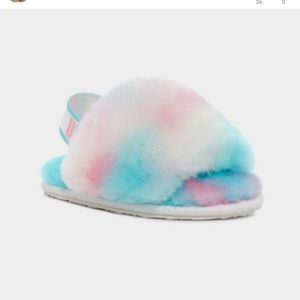 Like new Ugg Fluff Yeah cotton candy slippers